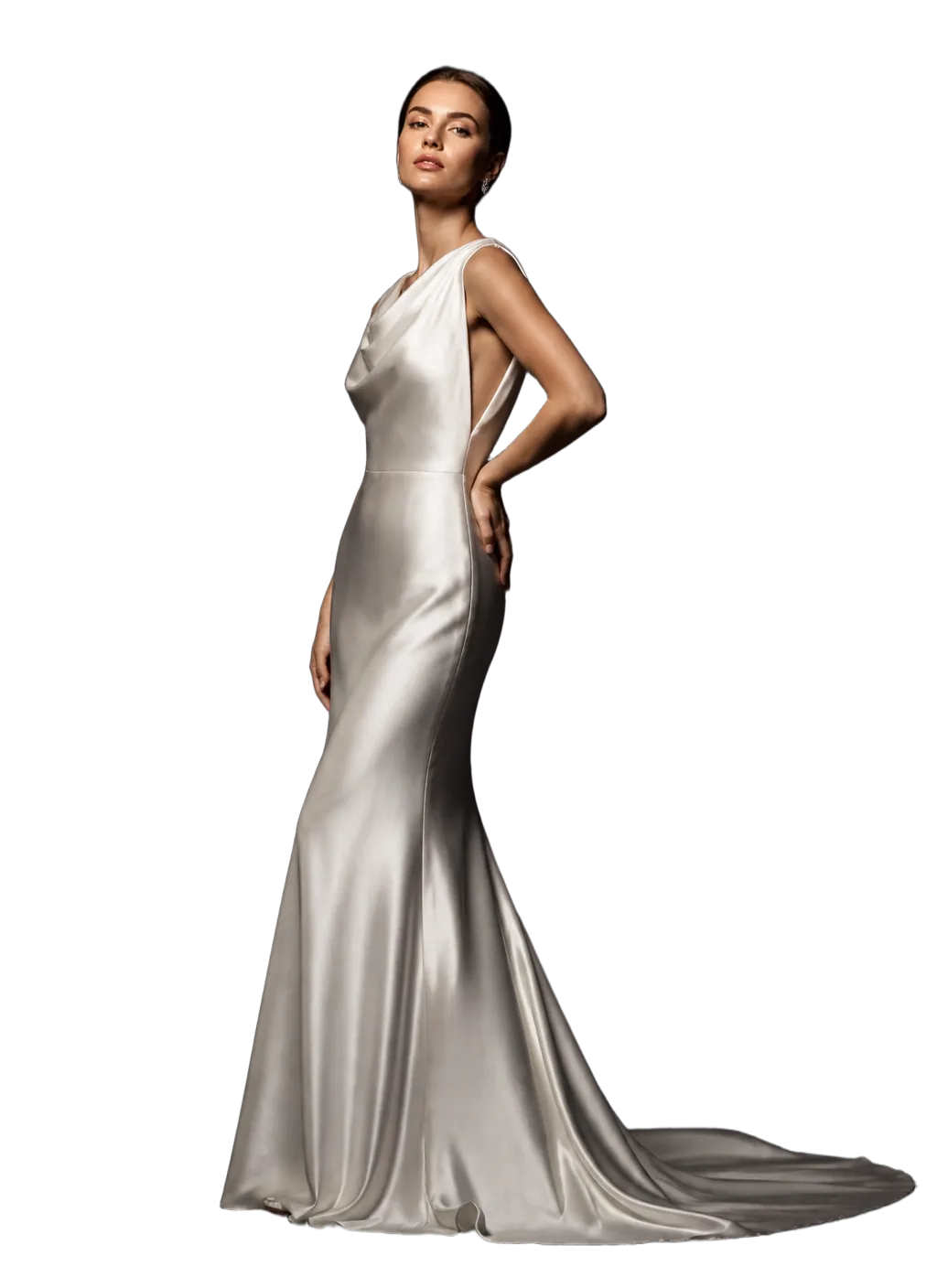 Ritratto editoriale di una sposa realizzato in studio